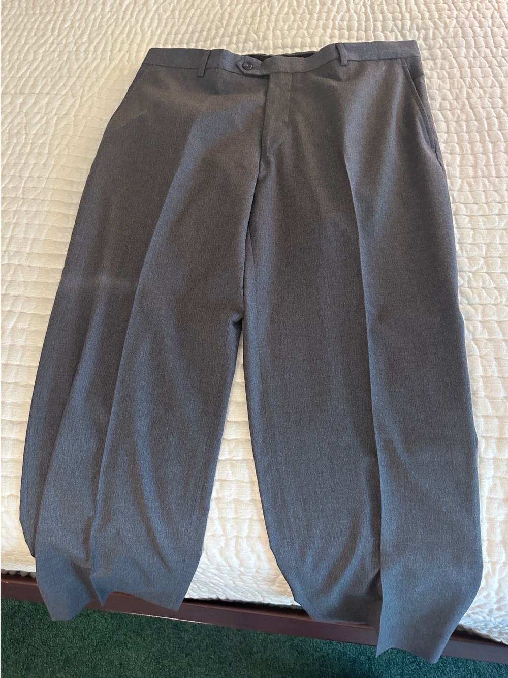 Men’s Classic Charcoal Gray Dress Pants